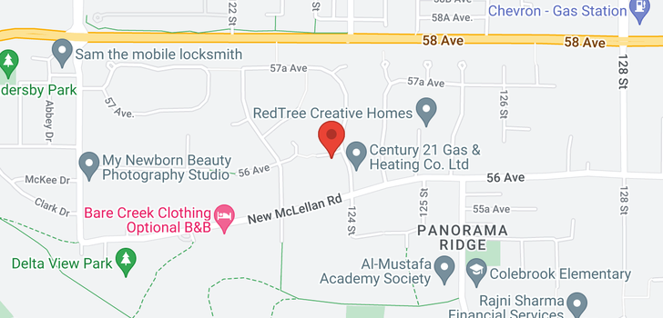 map of 12392 56 AVENUE